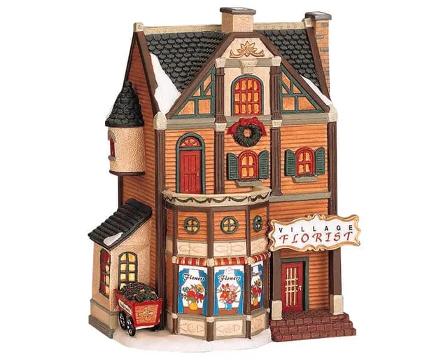 lemax-village-florist-weihnachtsdorf-haus image 1