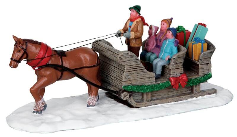 lemax-sleigh-ride-holidays-seasons-miniaturszene image 1