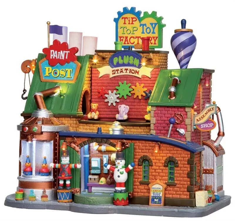 lemax-tip-top-toy-factory-beleuchtete-spielzeugfabrik-mit-bewegung image 1