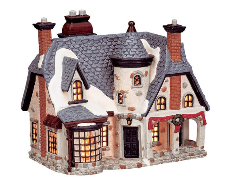 lemax-stone-cottage-miniaturhaus-beleuchtetes-steinhaus-f-rs-dorf image 1
