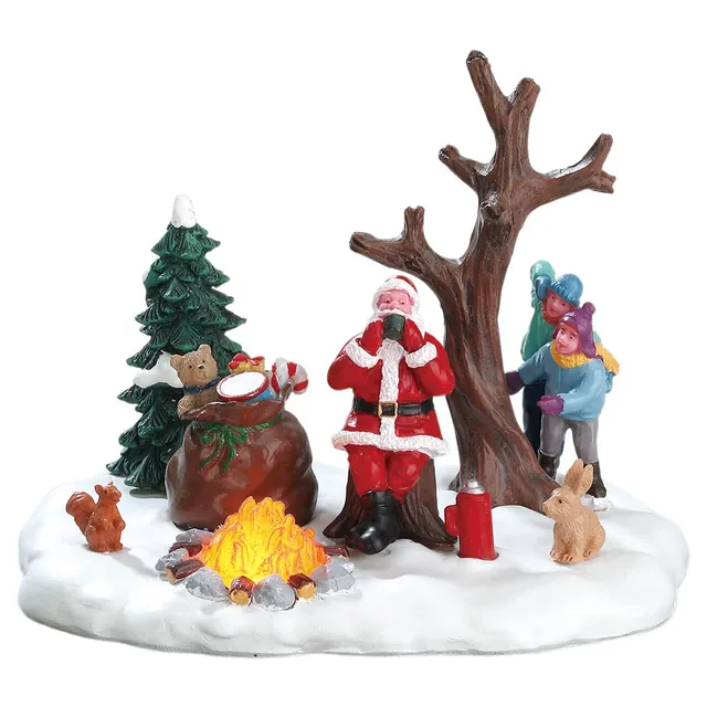 lemax-santa-takes-a-break-weihnachtsfigur-miniatur image 1