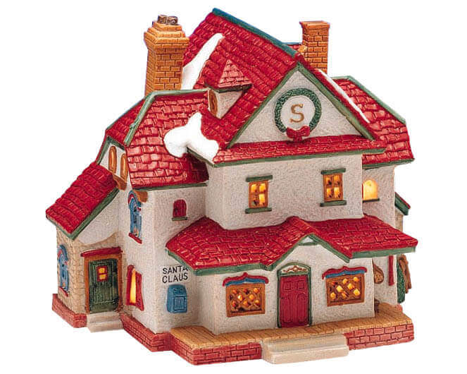 lemax-santa-s-lodge-beleuchtetes-miniaturhaus image 1