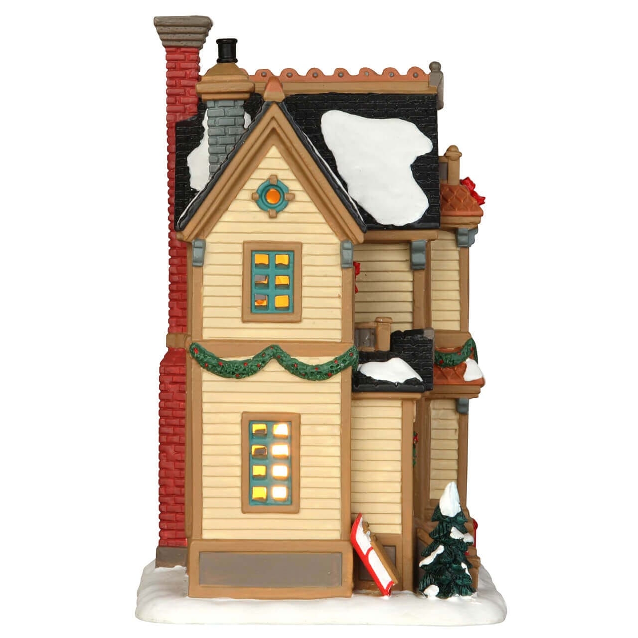 lemax-home-for-christmas-residence-beleuchtetes-weihnachtshaus image 2