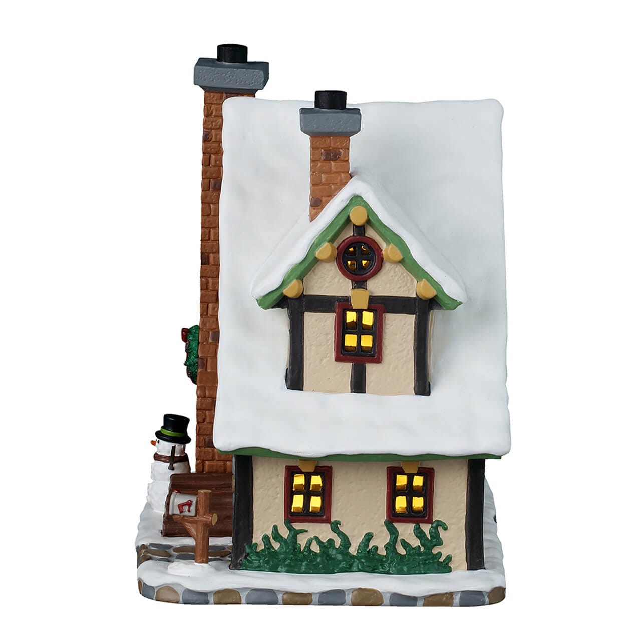 lemax-winter-holiday-lodge-caddington-haus-beleuchtet image 3
