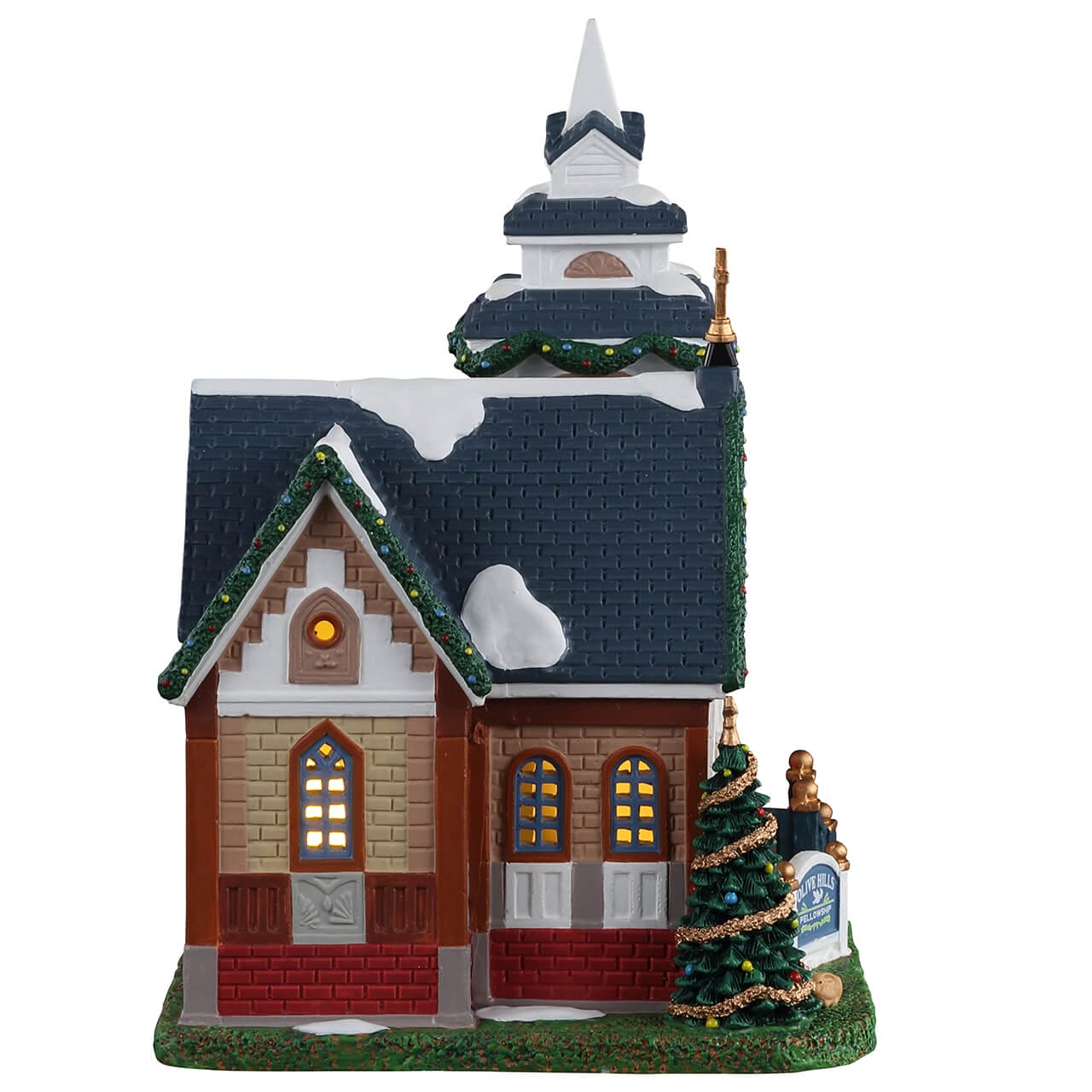 lemax-olive-hills-fellowship-kirche-miniaturhaus image 2