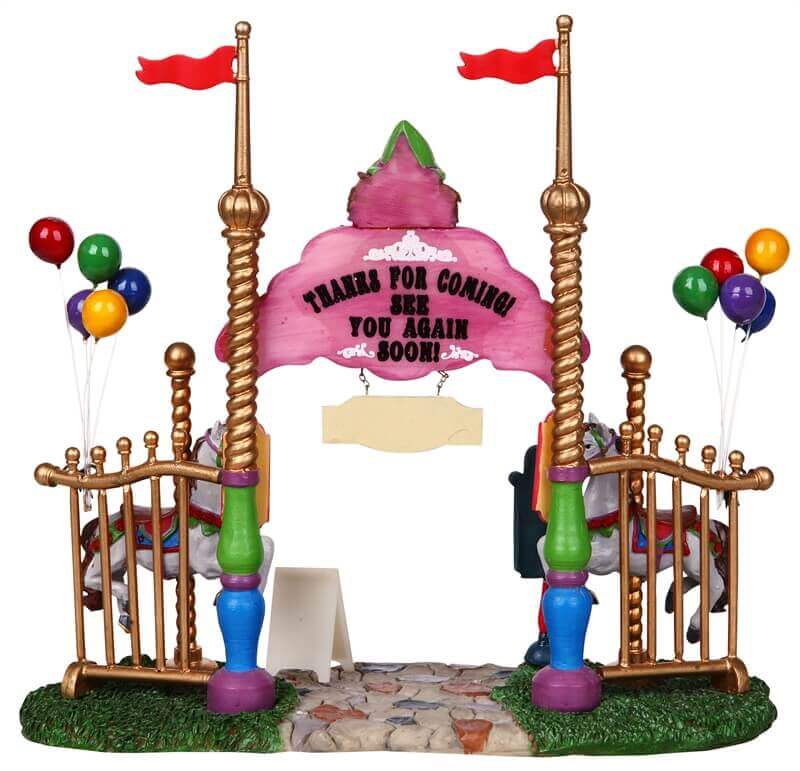 lemax-carnival-entryway-miniatur-jahrmarkt-eingang image 3