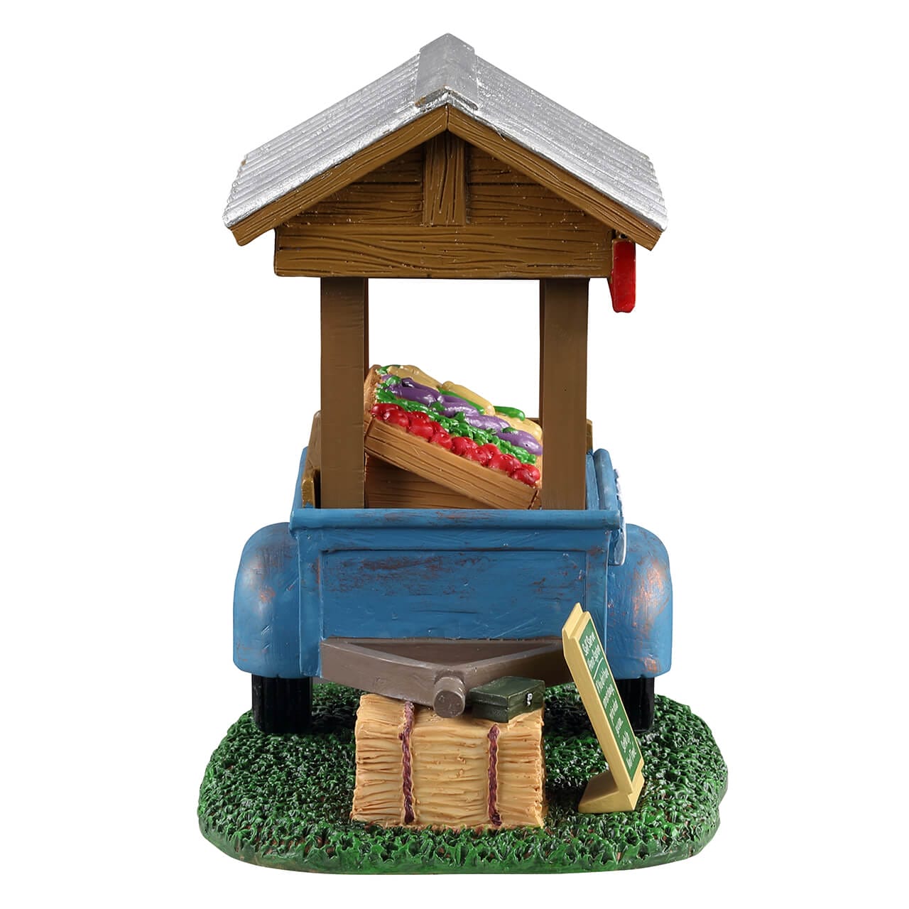 lemax-farm-fresh-vegetable-trailer-miniatur-harvest-crossing image 2