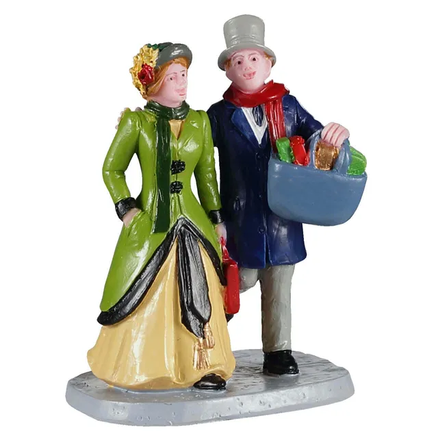 lemax-vintage-shopping-spree-figurenpaar-shopping-szene image 1