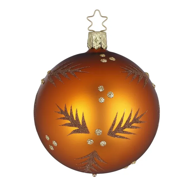 inge-glas-tannenzauber-christbaumkugel-8-cm-braun image 1