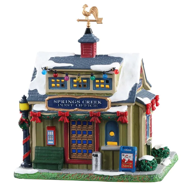 lemax-springs-creek-post-office-miniaturhaus image 1