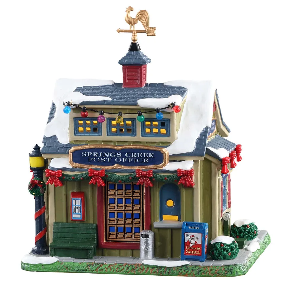 lemax-springs-creek-post-office-miniaturhaus image 1