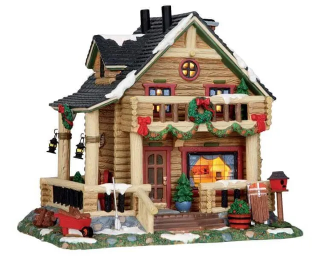 lemax-hidden-hills-cabin-beleuchtete-winterh-tte image 1