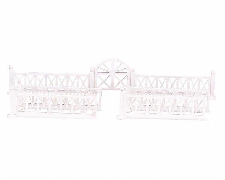 lemax-crossed-wooden-fence-gate-holzzaun-tor-holidays-seasons image 1