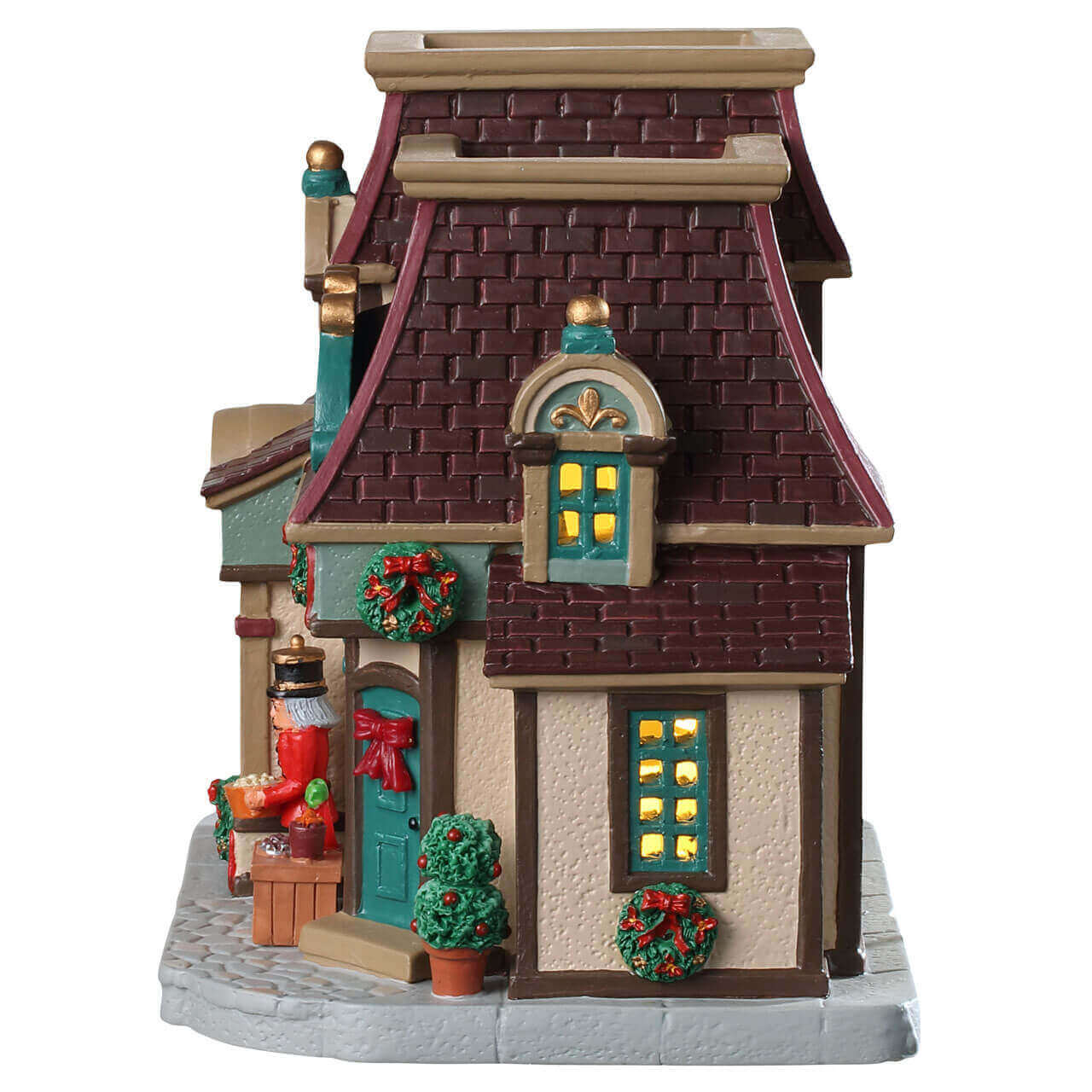 lemax-the-nutcracker-nut-shoppe-beleuchteter-miniaturladen image 2