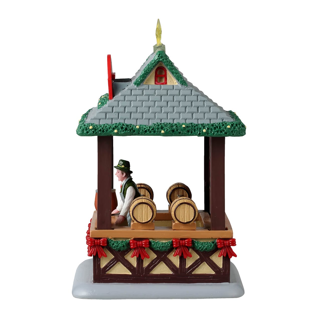 lemax-gluhwein-booth-caddington-miniatur-weihnachtsmarktstand image 3