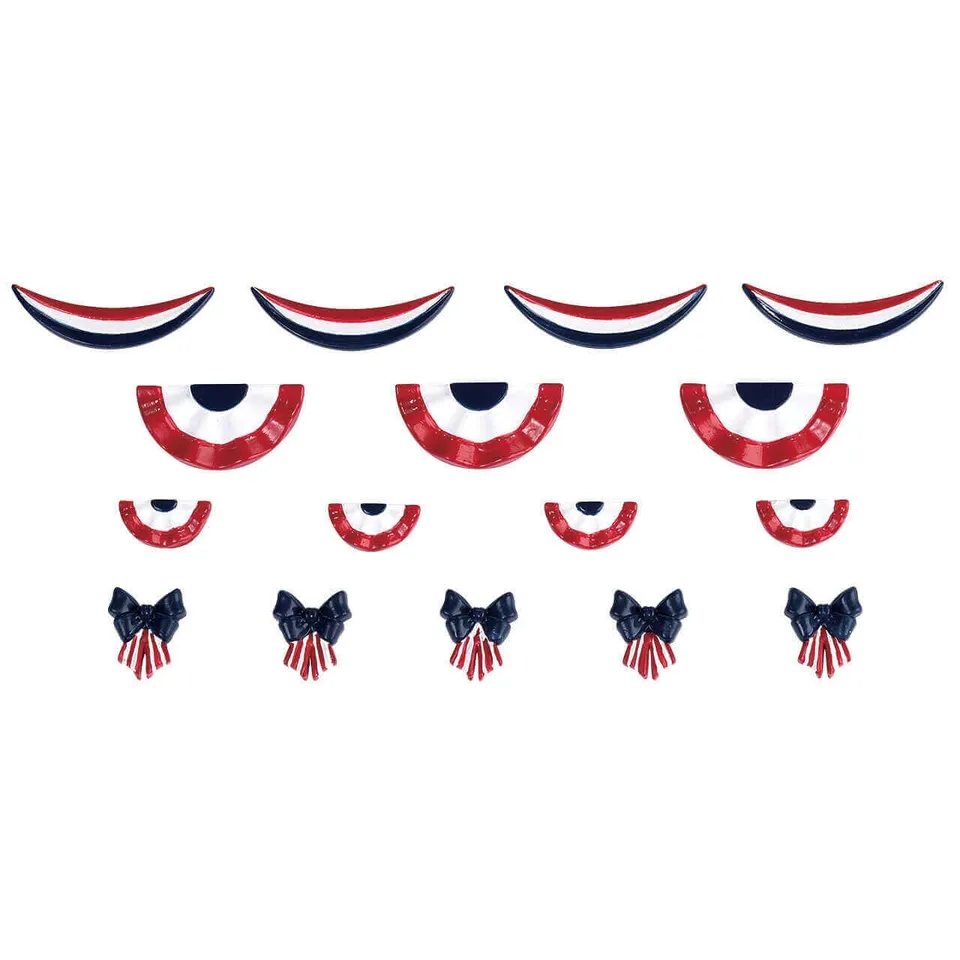 lemax-american-flag-decoration-miniatur-flaggen-deko image 1