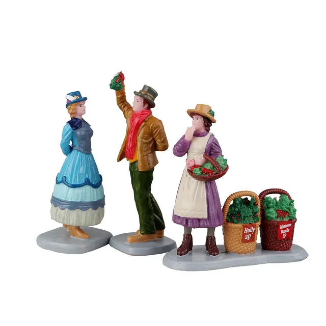 lemax-under-the-mistletoe-miniatur-set-7-5-cm-caddington image 1