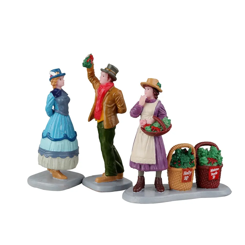 lemax-under-the-mistletoe-miniatur-set-7-5-cm-caddington image 1
