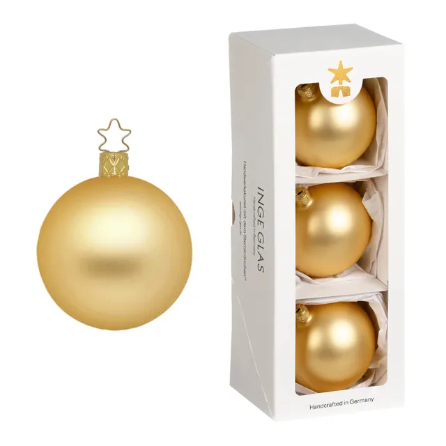 inge-glas-kugeln-christbaumkugel-8-cm-inkagold-matt image 1