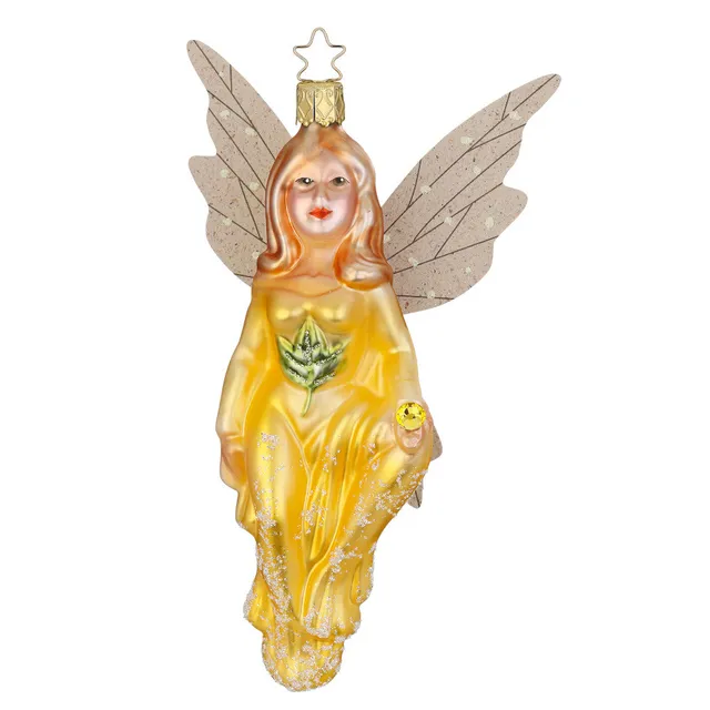 inge-glas-sitara-christbaumkugel-15-5-cm-gelb image 1