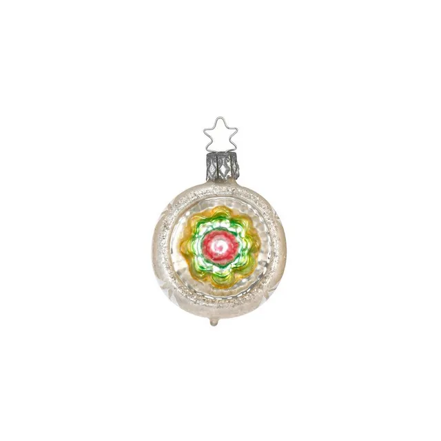 inge-glas-blumenreflex-christbaumkugel-5-5-cm-gr-n-pink-gold image 1