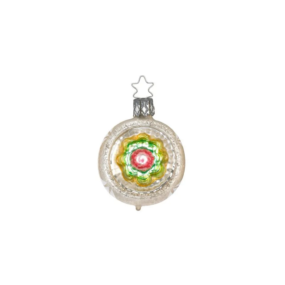 inge-glas-blumenreflex-christbaumkugel-5-5-cm-gr-n-pink-gold image 1