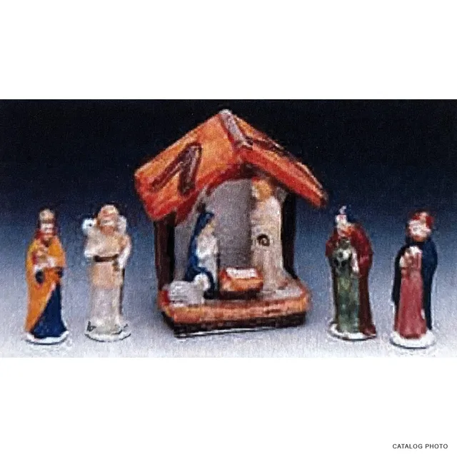 lemax-nativity-set-of-5-miniatur-figuren-weihnachtskrippe image 1