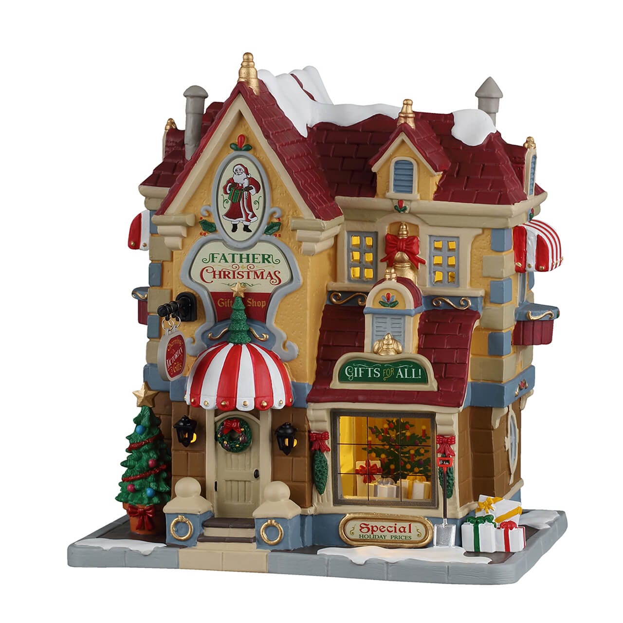lemax-caddington-village-father-christmas-gift-shop-geschenkeladen image 1