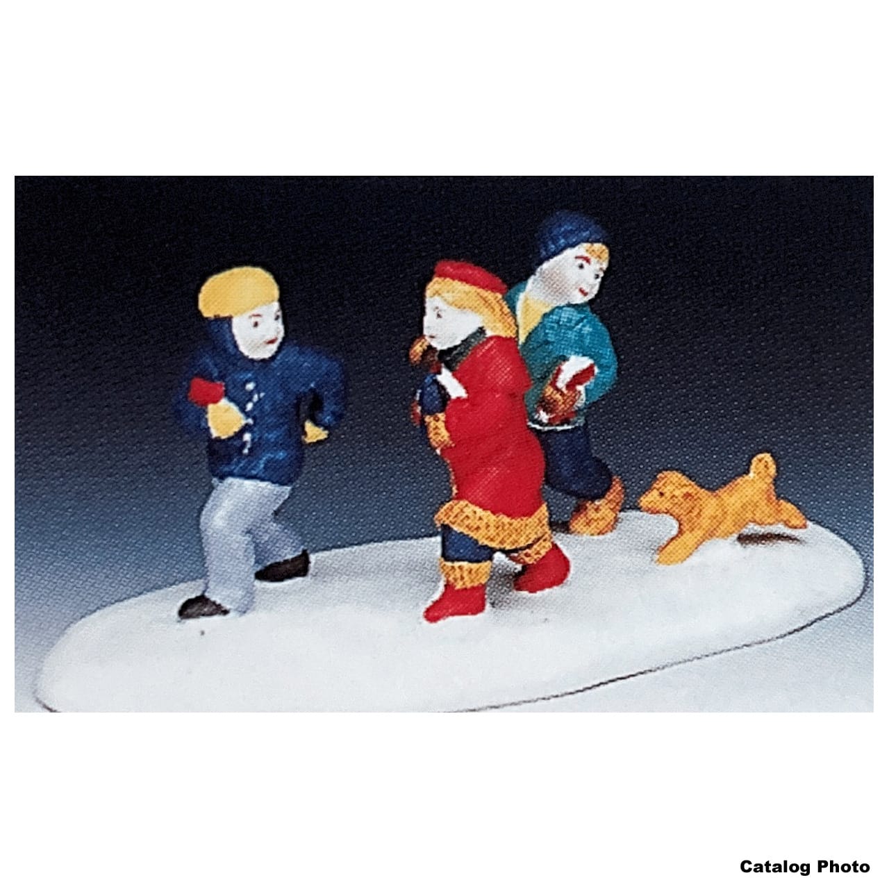 lemax-school-children-running-miniatur-sch-ler-figuren image 1