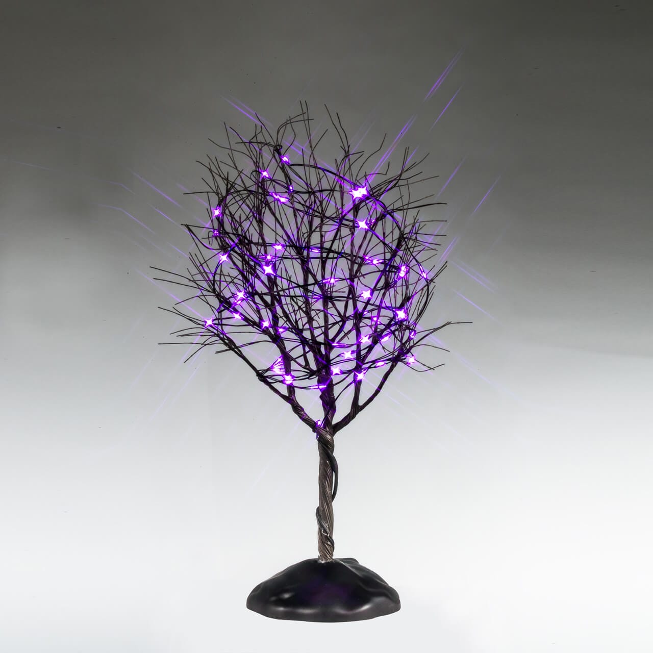 lemax-dry-tree-with-purple-lights-spooky-town-led-baum image 2
