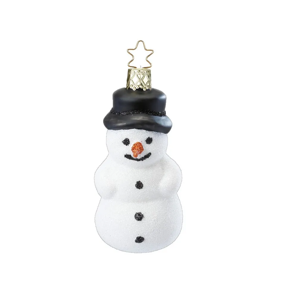 inge-glas-siegfried-schnee-christbaumkugel-aus-glas-wei-8-cm image 1