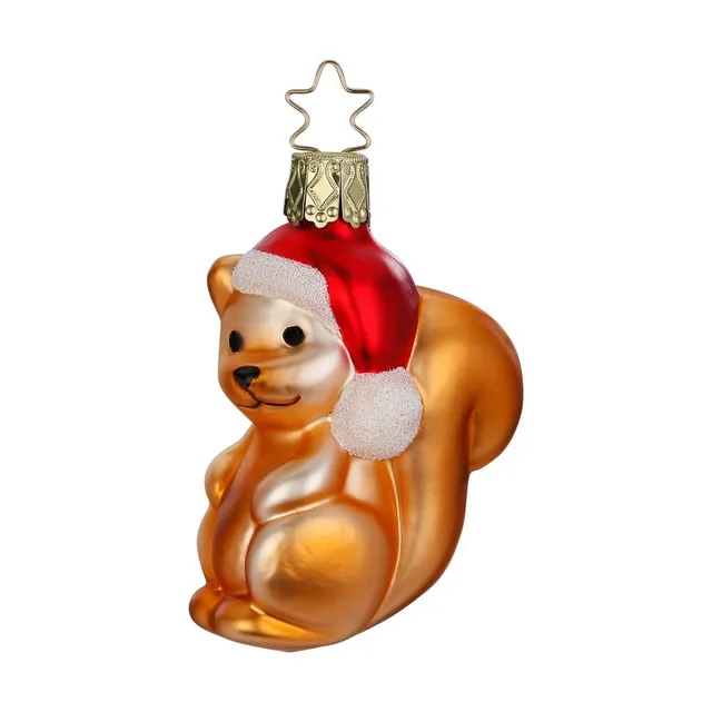 inge-glas-weihnachtseichh-rnchen-7-5-cm-handbemalter-mundglas-christbaumschmuck image 1