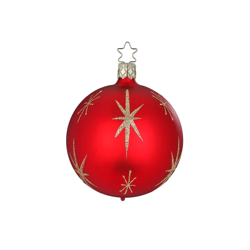 inge-glas-sternentanz-christbaumkugel-glas-rot-6-cm image 1