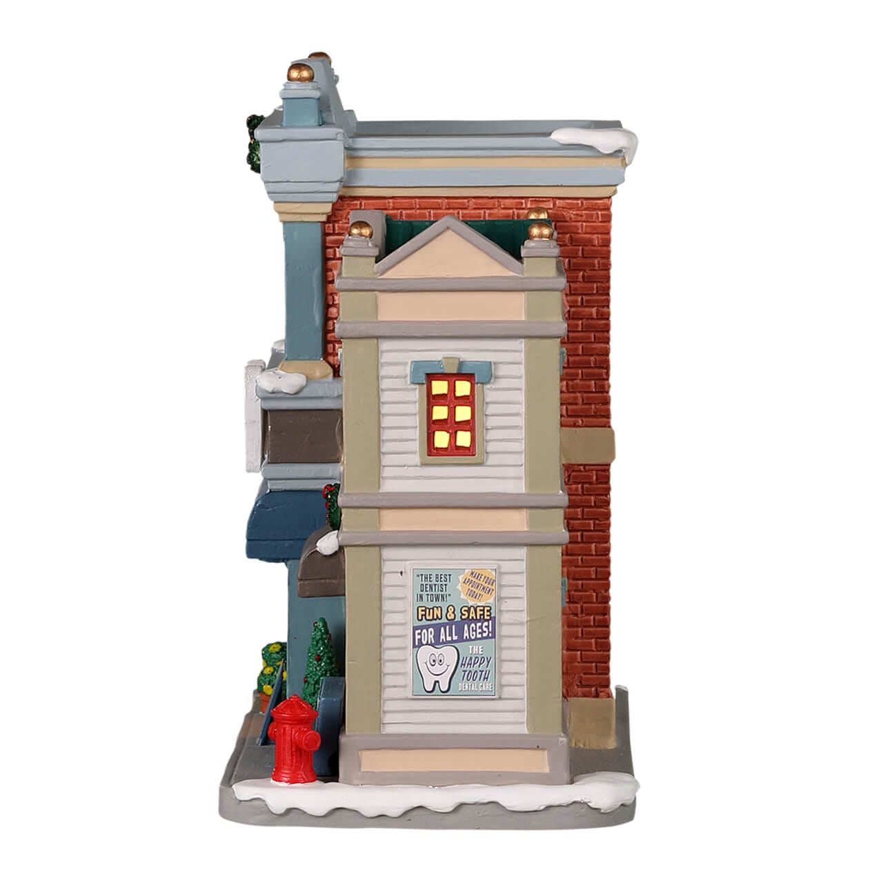 lemax-happy-tooth-dental-beleuchtetes-caddington-haus image 3