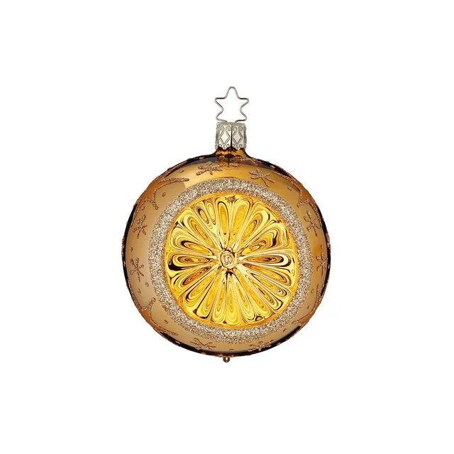 inge-glas-goldener-glanz-glas-christbaumkugel-6-cm image 1