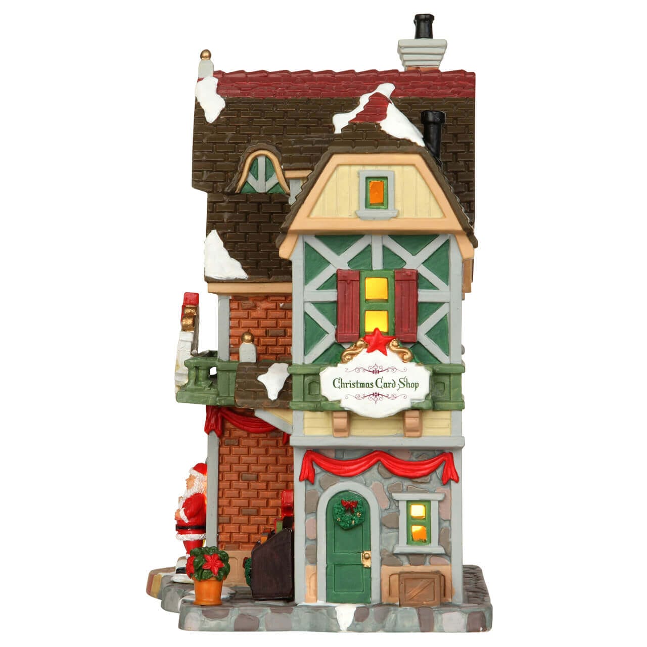 lemax-season-s-greetings-christmas-card-shop-miniaturladen-f-r-weihnachtsdorf image 2
