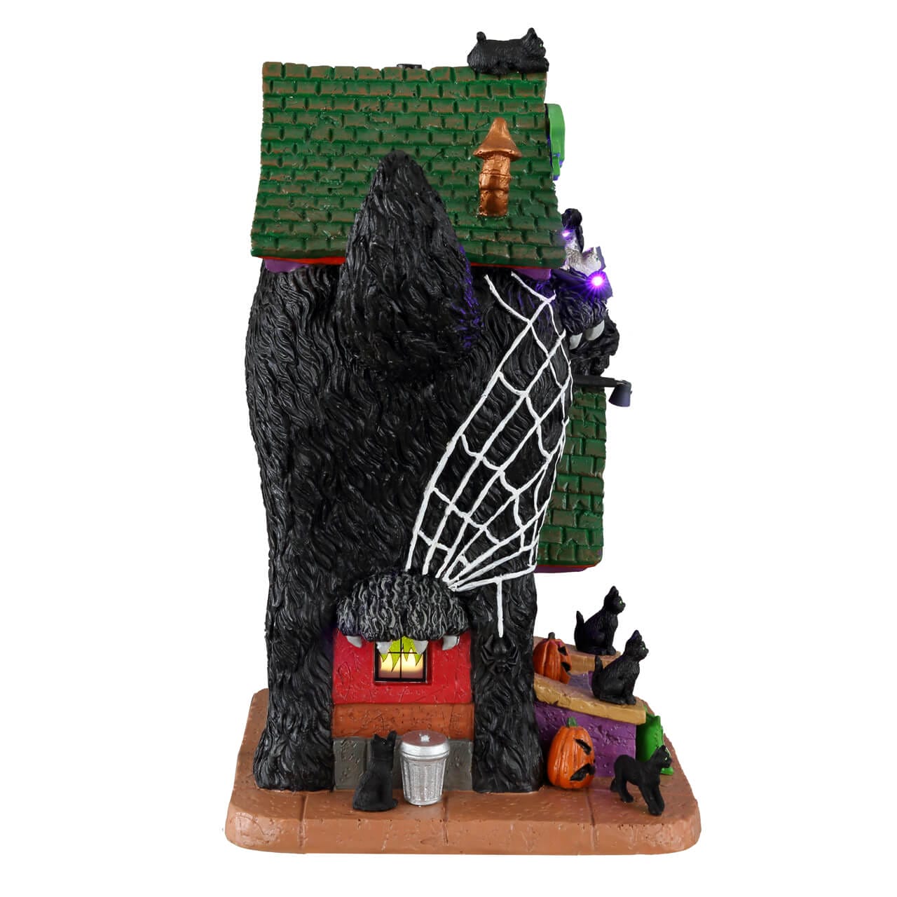 lemax-meow-mansion-miniatur-gruselhaus-katzen image 2
