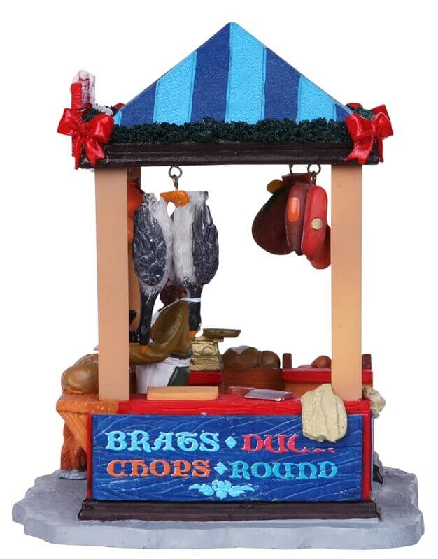 lemax-butcher-s-market-stall-miniatur-marktstand-f-r-weihnachtsdorf image 4