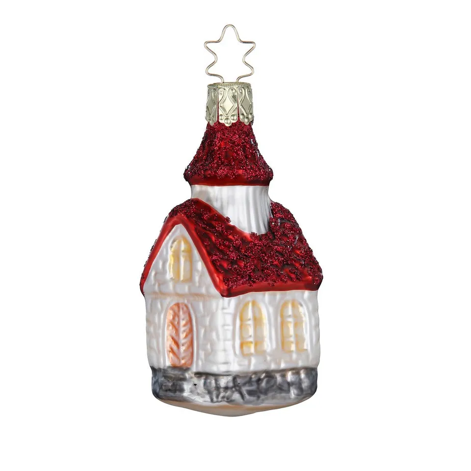 inge-glas-manufaktur-christbaumschmuck-kirche-9-cm image 1