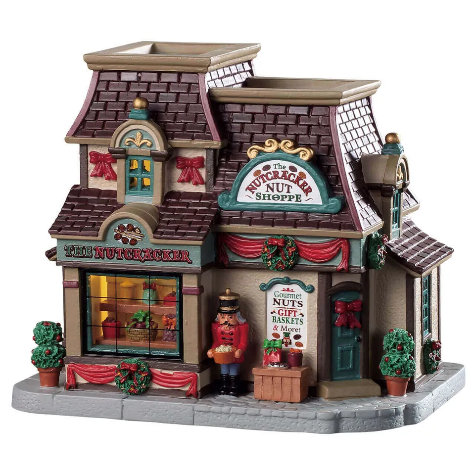 lemax-the-nutcracker-nut-shoppe-beleuchteter-miniaturladen image 1