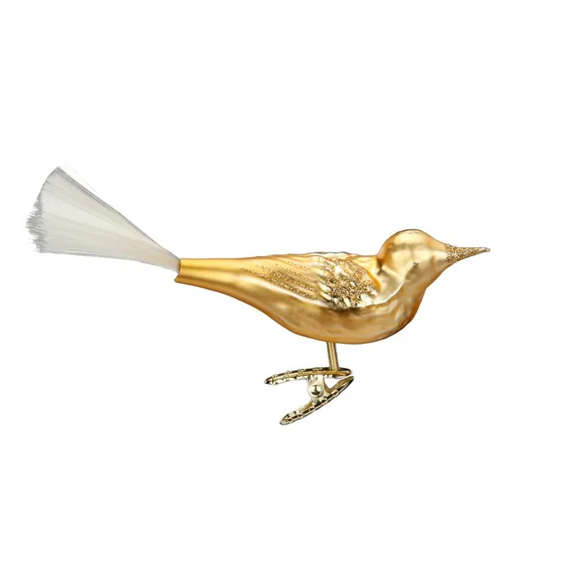 inge-glas-goldgefieder-christbaumkugel-11-cm-gold image 1