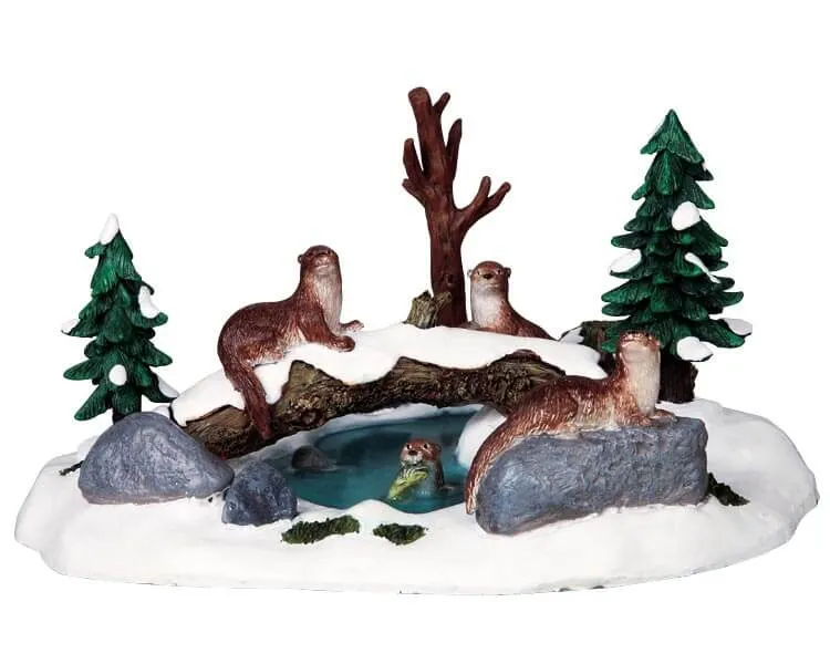 lemax-otters-winter-tierfiguren image 1