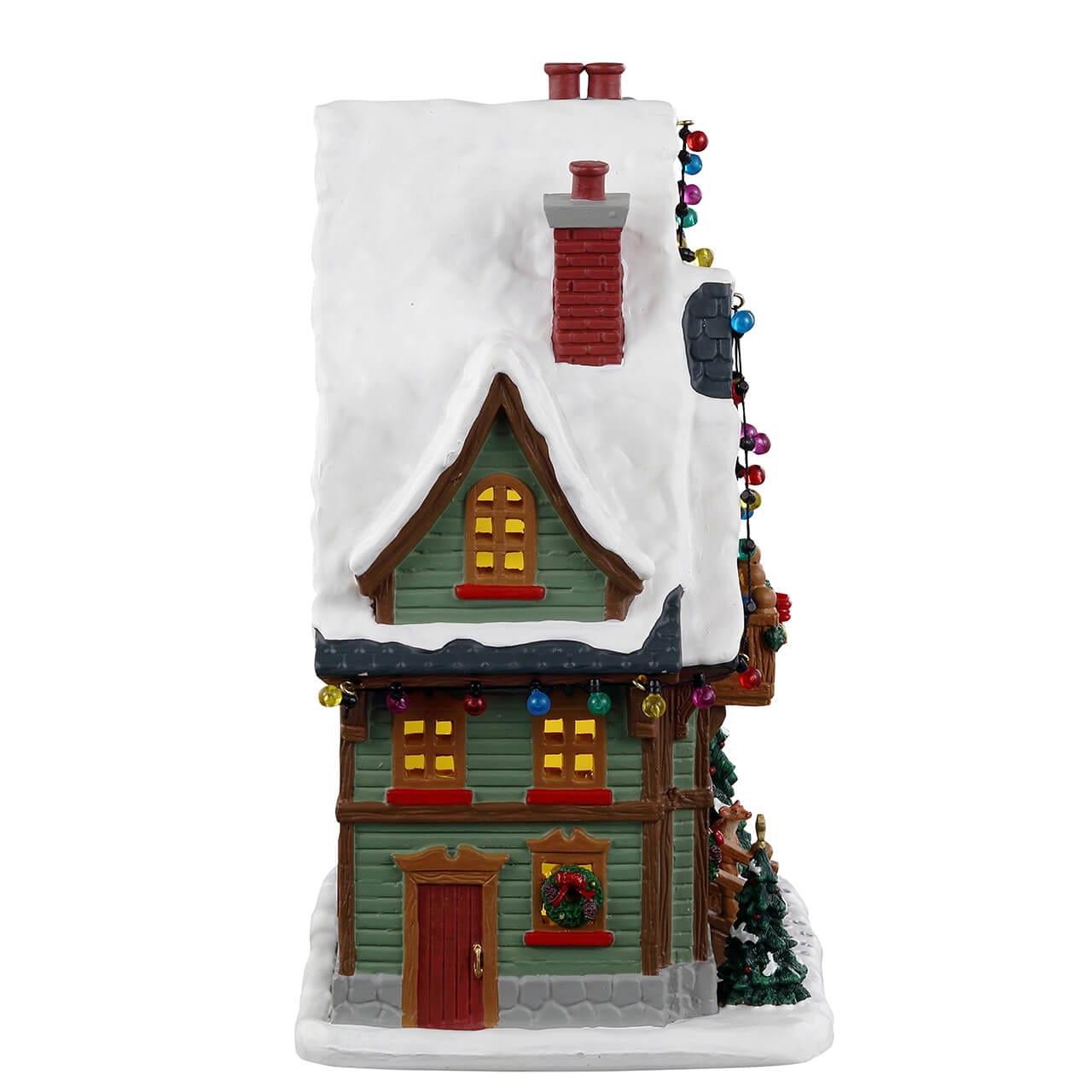 lemax-hide-away-cabin-vail-village-miniaturhaus-beleuchtet image 2