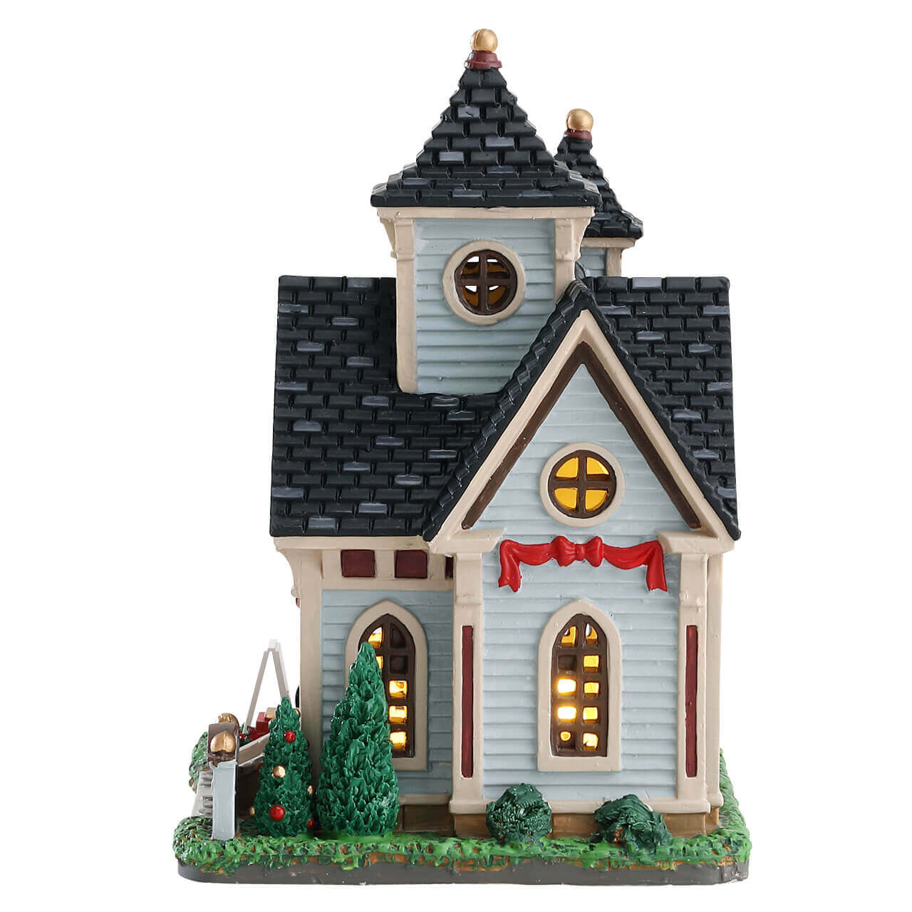 lemax-elm-valley-church-beleuchtete-dorfkirche image 2
