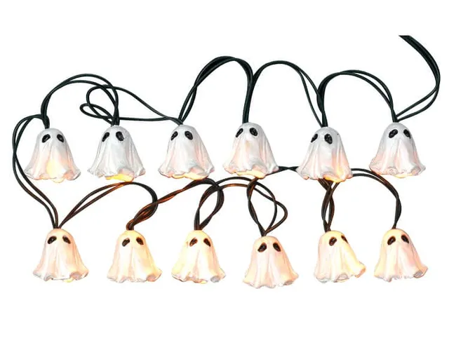 lemax-12-lighted-ghostie-string-spooky-town-lichterkette image 1