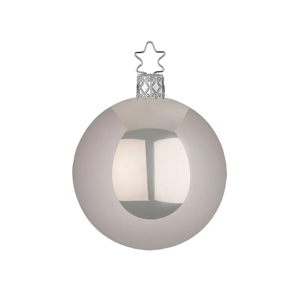 inge-glas-manufaktur-christbaumkugel-kieselgrau-opal-12-cm image 1