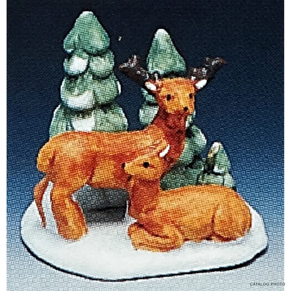 lemax-resting-deer-liegendes-reh-tierfigur image 1