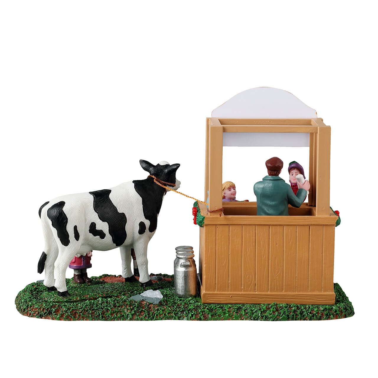 lemax-fresh-milk-stall-caddington-village-miniatur-molkereistand image 4