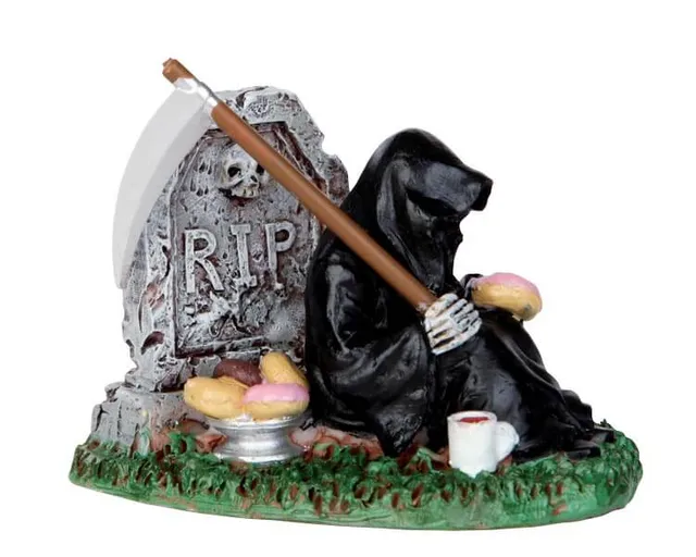 lemax-spooky-town-death-coffee-break-figur image 1