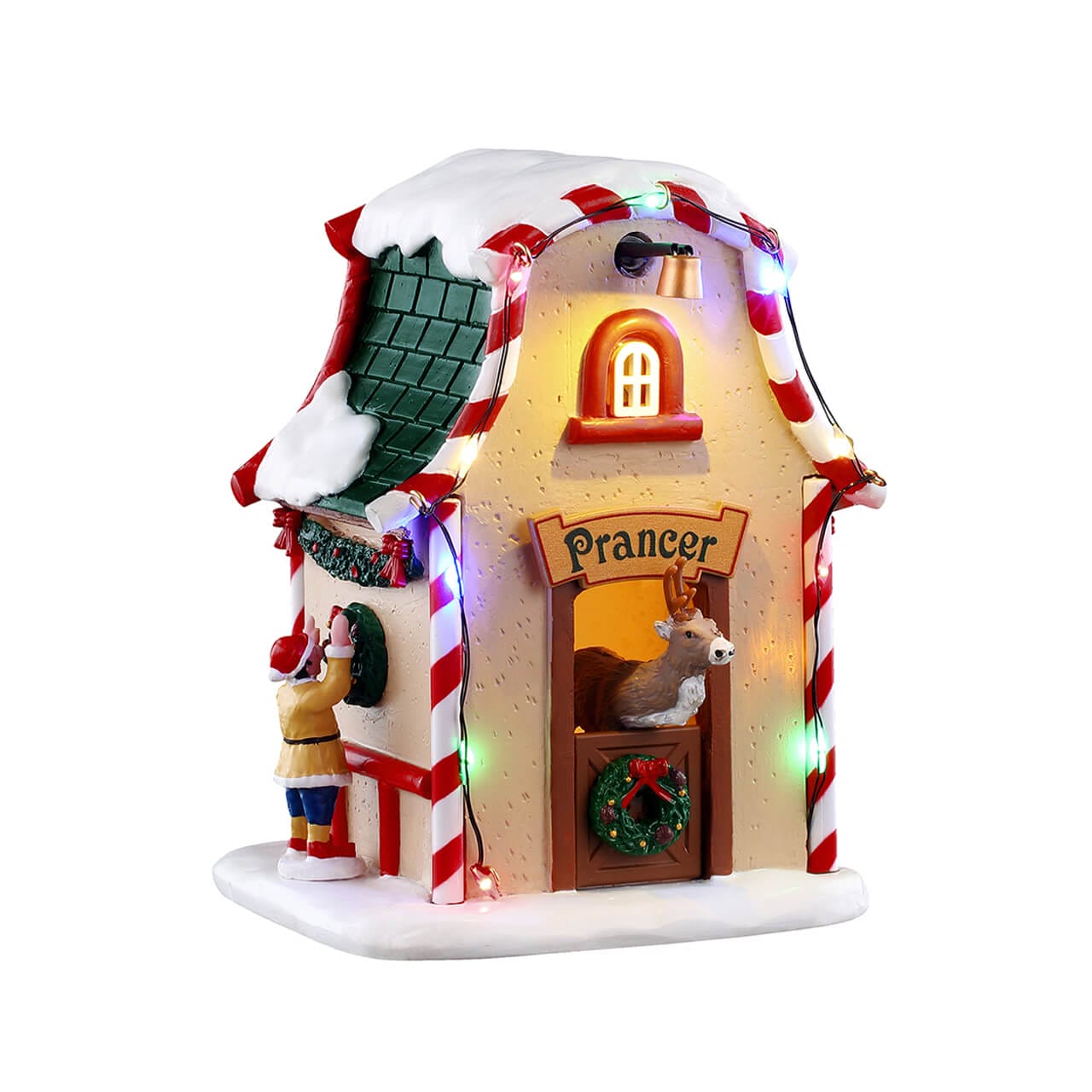 lemax-prancer-s-den-beleuchtete-rentier-h-tte-santa-s-wonderland image 5